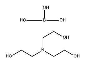 orthoboric acid, compound with 2,2',2''-nitrilotriethanol Struktur