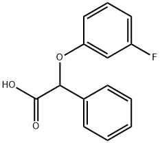 Benzeneacetic acid, α-(3-fluorophenoxy)- Struktur