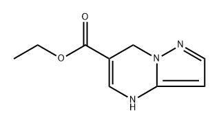 Pyrazolo[1,5-a]pyrimidine-6-carboxylic acid, 4,7-dihydro-, ethyl ester Struktur