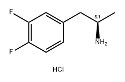 (R)-1-(3,4-difluorophenyl)propan-2-amine hydrochloride Struktur