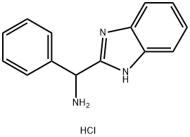 1H-Benzimidazole-2-methanamine, α-phenyl-, hydrochloride (1:2) Struktur