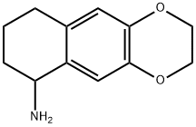 2,3,6,7,8,9-hexahydronaphtho[2,3-b][1,4]dioxin-6-amine Struktur