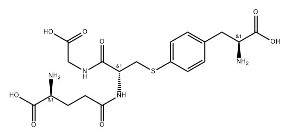 4-(glutathionyl)phenylalanine Struktur