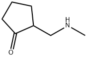 2-((methylamino)methyl)cyclopentan-1-one Struktur