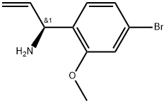 (S)-1-(4-bromo-2-methoxyphenyl)prop-2-en-1-amine Struktur