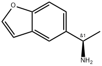5-Benzofuranmethanamine, α-methyl-, (αR)- Struktur