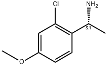(R)-1-(2-氯-4-甲氧基苯基)乙-1-胺, 1213400-41-9, 結(jié)構(gòu)式