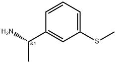 (S)-1-(3-(Methylthio)phenyl)ethanamine Struktur