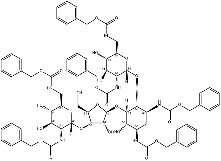 Hexacarboxybenzyl Neomycin C Structure
