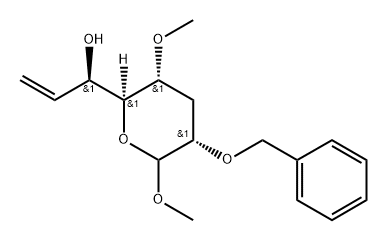 talo-Oct-7-enopyranoside, methyl 3,7,8-trideoxy-4-O-methyl-2-O-(phenylmethyl)- Struktur