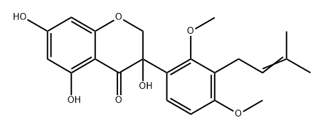 ECHINOISOFLAVANONE Struktur
