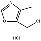 5-(Chloromethyl)-4-methyloxazole hydrochloride Struktur