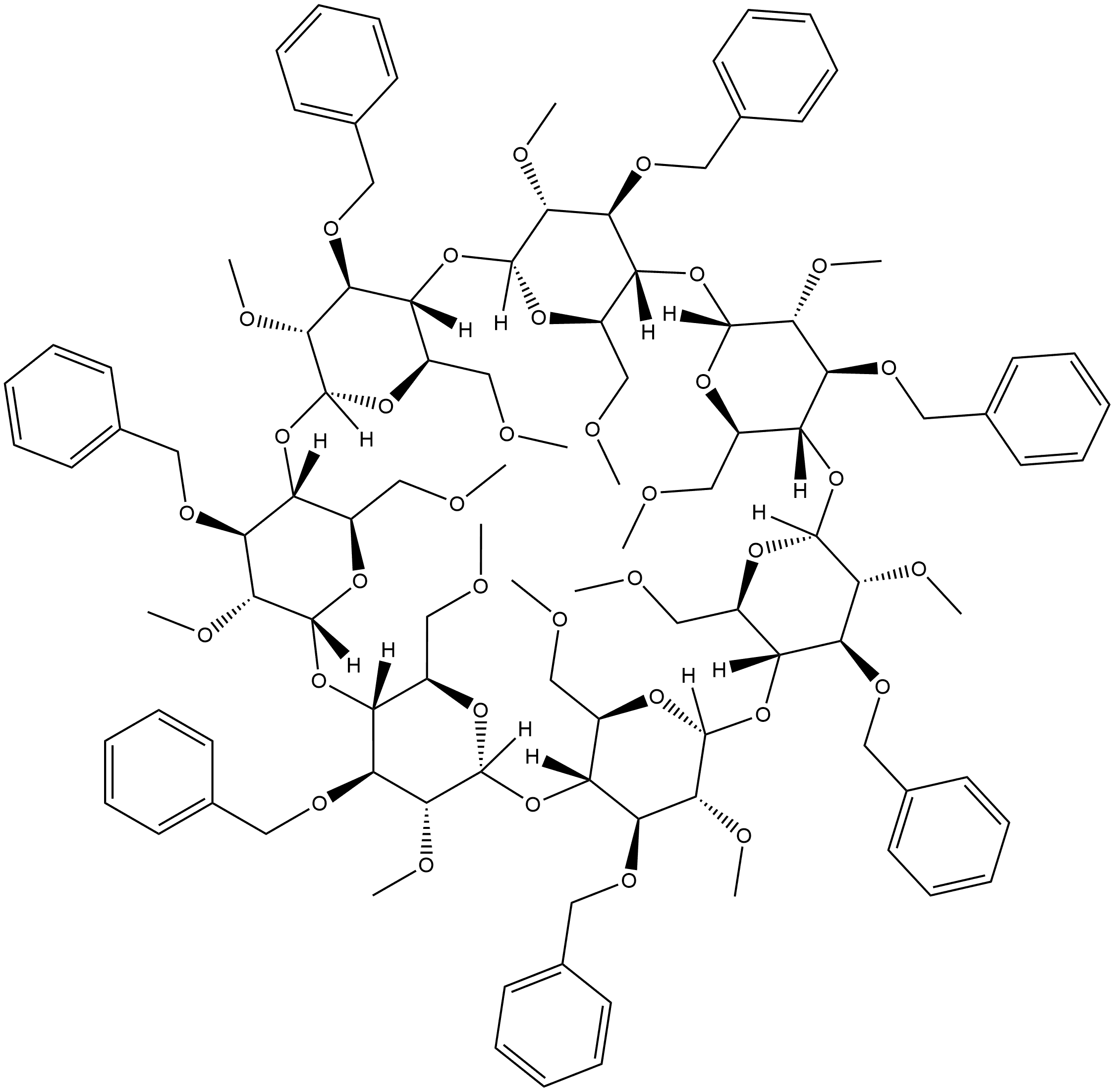 β-Cyclodextrin, 2A,2B,2C,2D,2E,2F,2G,6A,6B,6C,6D,6E,6F,6G-tetradeca-O-methyl-3A,3B,3C,3D,3E,3F,3G-heptakis-O-(phenylmethyl)- (9CI)