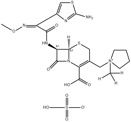 CefepiMe-d3 Sulfate Struktur