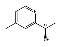 2-Pyridinemethanol, α,4-dimethyl-, (αR)- Struktur