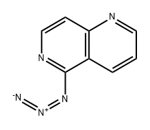 1,6-Naphthyridine, 5-azido- Struktur