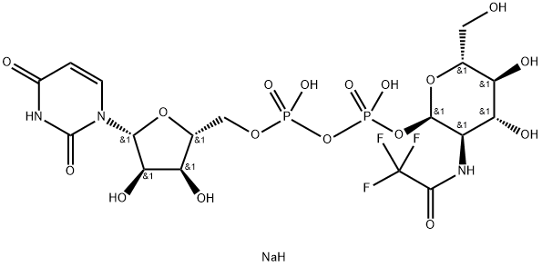 UDP-GlcNTFA.2Na|UDP-GLCNTFA.2NA