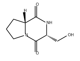 Cyclo(Ser-Pro) Struktur