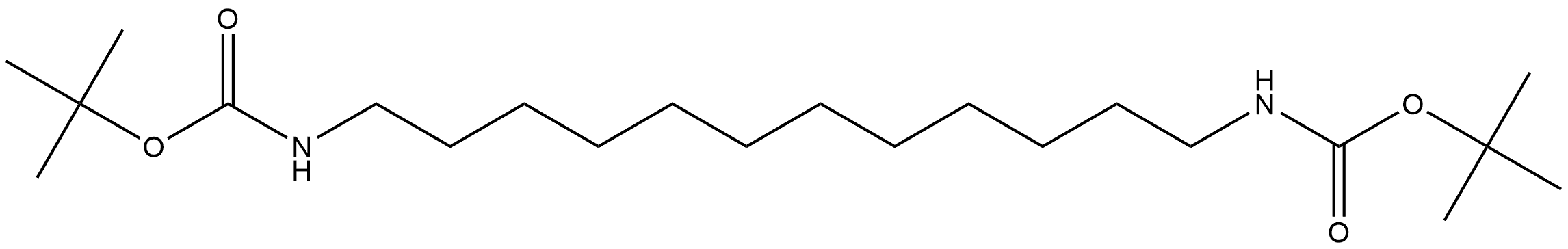 Carbamic acid, N,N'-1,12-dodecanediylbis-, C,C'-bis(1,1-dimethylethyl) ester Struktur