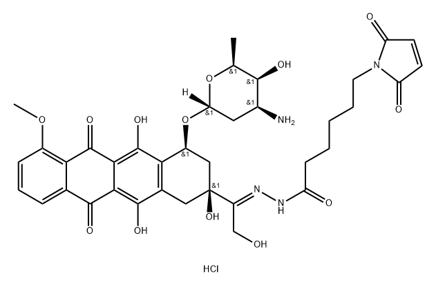AldoxorubicinHCl Struktur