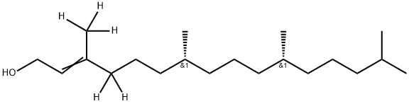Phytol-d5 Struktur