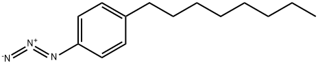 Benzene, 1-azido-4-octyl- Struktur