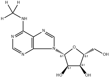 [2H3]-N6-Methyladenosine Struktur