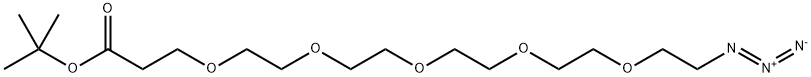 Azide-PEG5-t-butyl ester Struktur