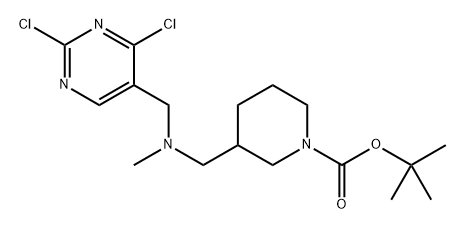 3-{[(2,4-Dichloro-pyrimidin-5-ylmethyl)-methyl-amino]-methyl}-piperidine-1-carboxylic acid tert-butyl ester|