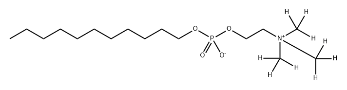 n-Undecyl Phosphocholine-d9 Struktur