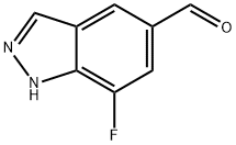 7-Fluoro-1H-indazole-5-carbaldehyde Struktur
