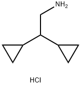 Cyclopropaneethanamine, β-cyclopropyl-, hydrochloride (9CI) Struktur