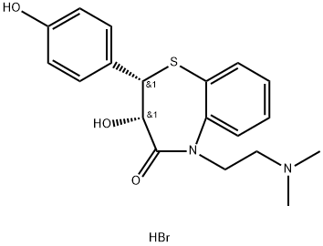 Deacetyl-O-deMethyl DiltiazeM HydrobroMide Struktur