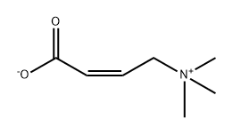 (Z)-4-(Trimethylammonio)but-2-enoate Struktur