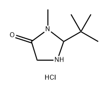 2-(TERT-BUTYL)-3-METHYLIMIDAZOLIDIN-4-ONE HYDROCHLORIDE 結(jié)構式