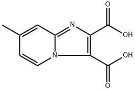 7-methylimidazo[1,2-a]pyridine-2,3-dicarboxylic acid Struktur
