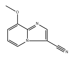 8-methoxyimidazo[1,2-a]pyridine-3-carbonitrile Struktur