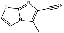 5-methylimidazo[2,1-b][1,3]thiazole-6-carbonitrile Struktur