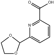 6-(1,3-dioxolan-2-yl)picolinic acid Struktur