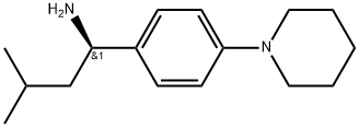 Benzenemethanamine, α-(2-methylpropyl)-4-(1-piperidinyl)-, (αR)- Structure