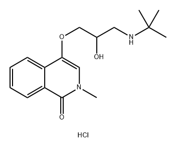 tilisolol hydrochloride Struktur