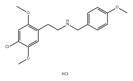 25C-NB4OMe (hydrochloride) Struktur