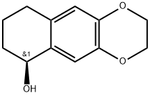 (S)-2,3,6,7,8,9-hexahydronaphtho[2,3-b][1,4]dioxin-6-ol Struktur