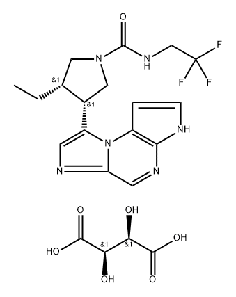 Upadacitinib tartrate Struktur