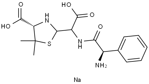 Ampicillin Sodium Impurity D as Sodium Salt Struktur