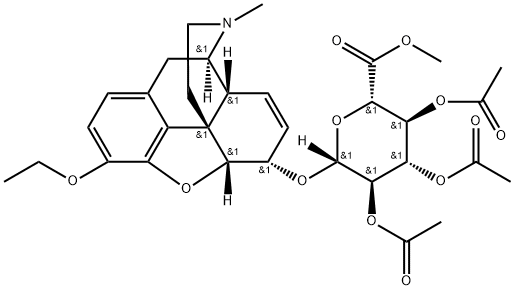 Ethyl Morphine 6-(Tri-O-acetylglucuronide Methyl Ester) Struktur