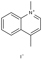Quinolinium,1,4-dimethyl-, iodide (1:1) Struktur