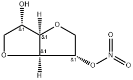 L-Iditol, 1,4:3,6-dianhydro-, 2-nitrate Struktur