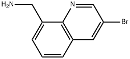 (3-bromoquinolin-8-yl)methanamine Structure