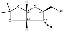 1,2-O-(1-甲基亞乙基)-A-L-核糖呋喃, 172949-42-7, 結(jié)構(gòu)式